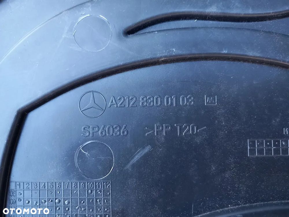 wlot dolot powietrza mercedes w212 europa a2128300103 - 3