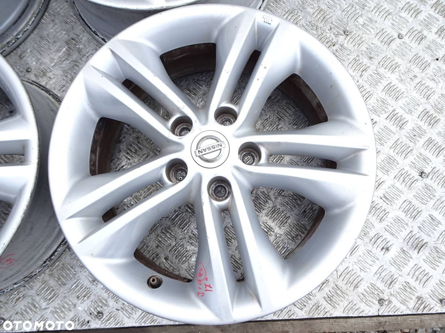 Alufelgi KPL. Nissan Qashqai J10 17" 5x114.3 ET 40 - 14