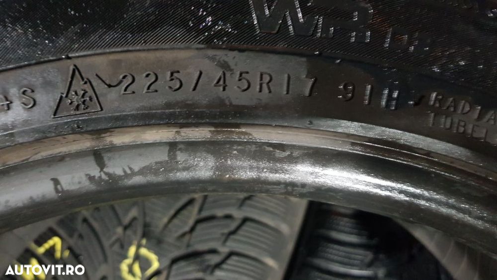 Anvelope 4x225 45 17 nokian iarnă dot 18 mm 5.6 - 6