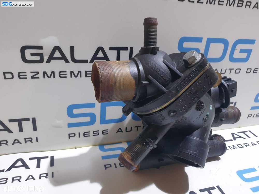 Corp Carcasa Termostat Racire cu Senzor Temperatura Apa Renault Clio 2 1.9 DCI 1998 - 2012 Cod 7700866730 7700866731 38200065394 [M6456] - 3