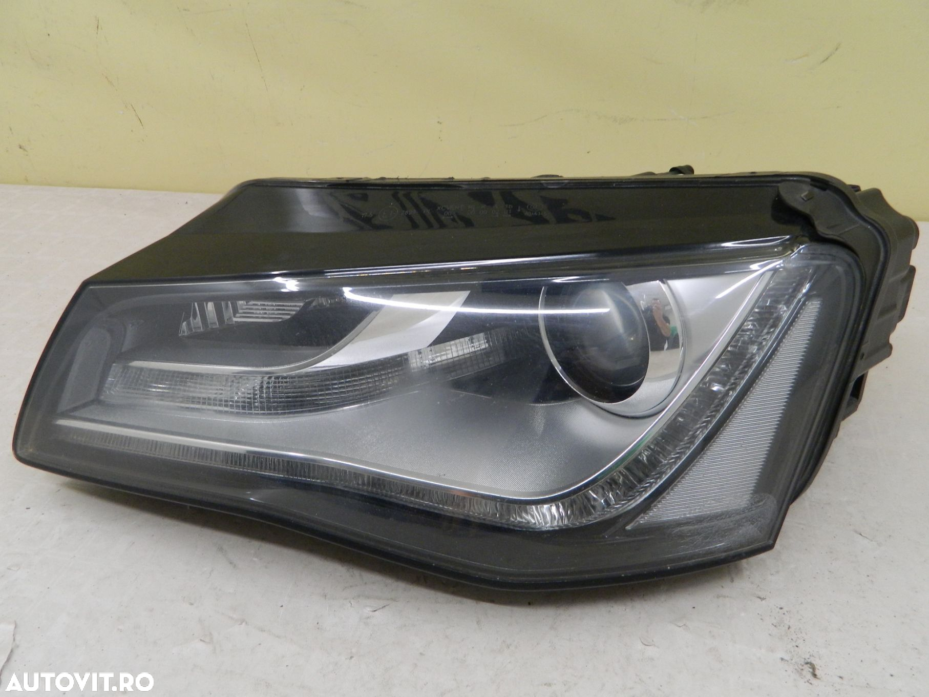 Far stanga Audi A8 Bi-Xenon, 2010, 2011, 2012, 2013, 2014, cod origine 4H0941003. - 4