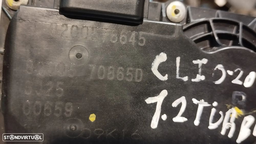 CORPO BORBOLETA ADMISSÃO RENAULT CLIO III 1.2TCE MEGANE 1.4 8200578645 8200570865D - 5