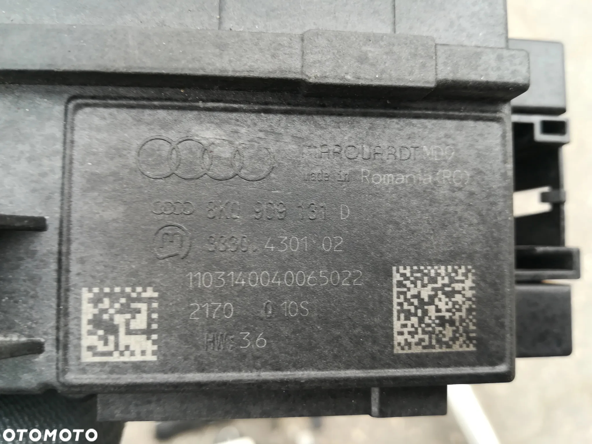 LICZNIK, PANEL MMI, MANETKA, TAŚMA ZWIJAK AUDI Q5 8R - 25