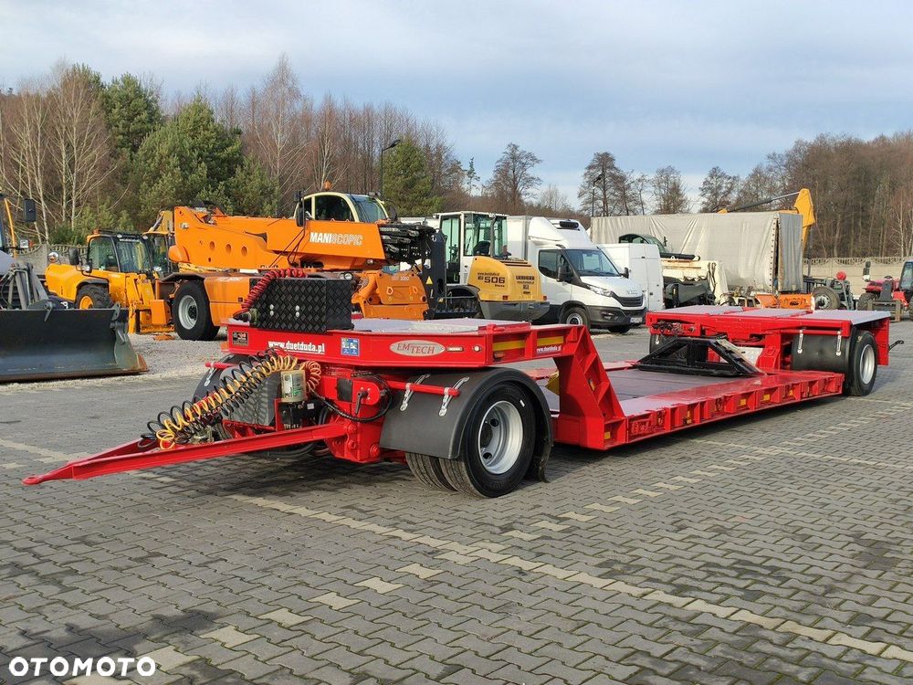 EMTECH 2 osiowa PCN 18 TIEFBETT Zagłębiana Rozciągana Oś Skrętna UNIKAT - 34