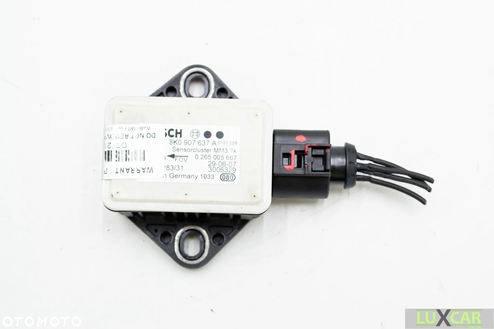 AUDI A5 CZUJNIK STEROWNIK ESP PRZYSPIESZENIA SENSOR 8K0907637A - 1