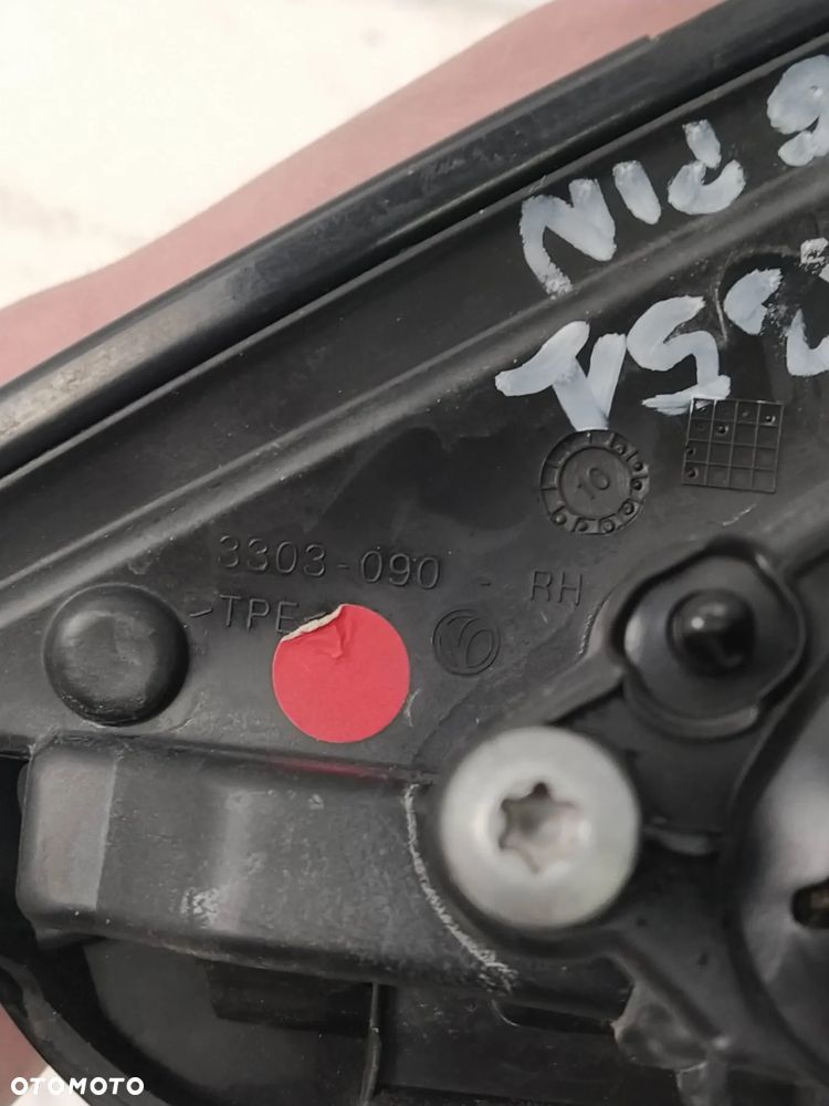 JAGUAR XJ X351 LUSTERKO PRAWE Z POŚWIETLENIEM 16 PIN KOMPLETNE - 16