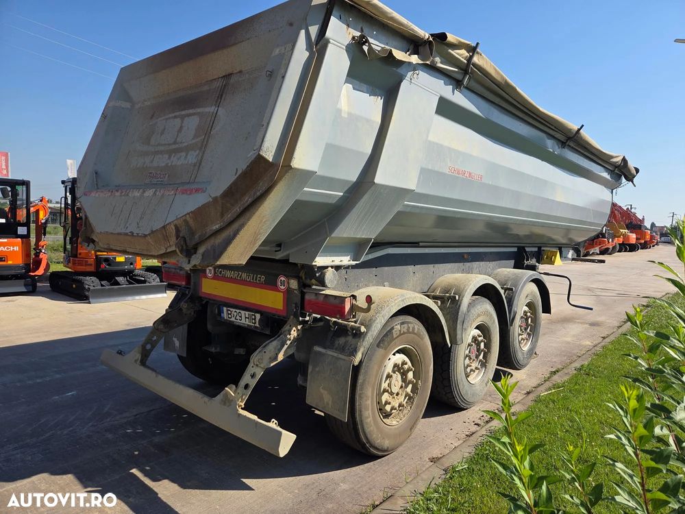 Schwarzmuller SK KAK10, 2022, 28mc, axe SAF, picioare sprijin, prelata, scena vizitare, axa LIFTABILA, anv 80% ok, HARDOX, STARE BUNA, posibilitate leasing-PROMOTIE 23.900 EUR+Tva - 2