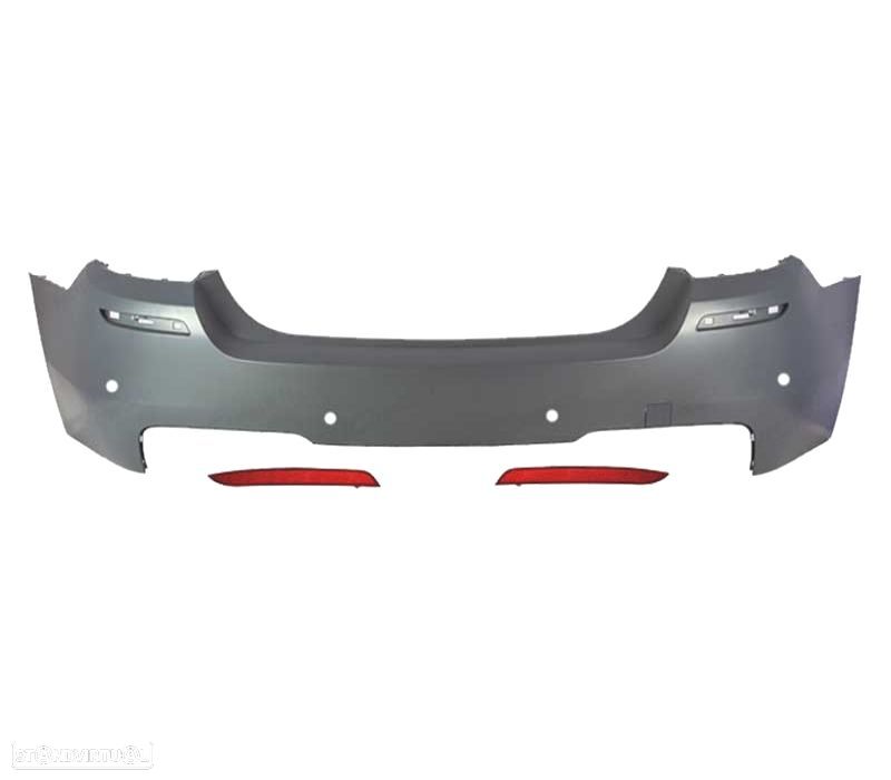PARA-CHOQUES TRASEIRO BMW F10 10-13 LOOK M PDC - 3