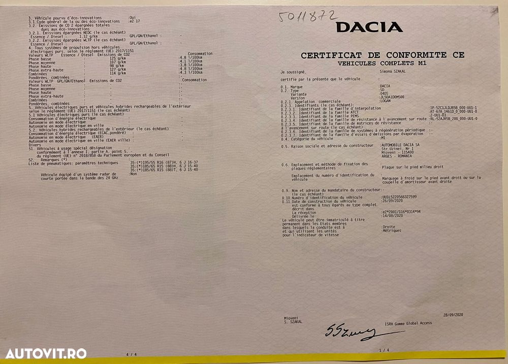 Dacia Logan 1.5 Blue dCi Laureate - 26