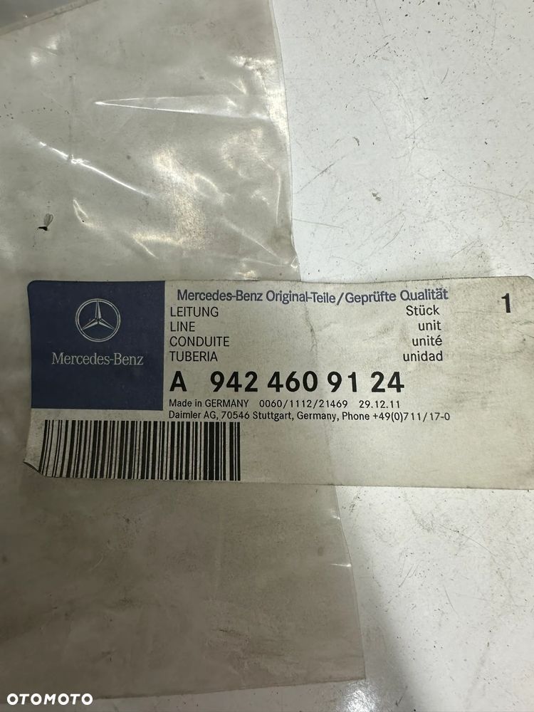 Przewód rurka wspomaganie osi wleczonej Mercedes 9424609124 - 2