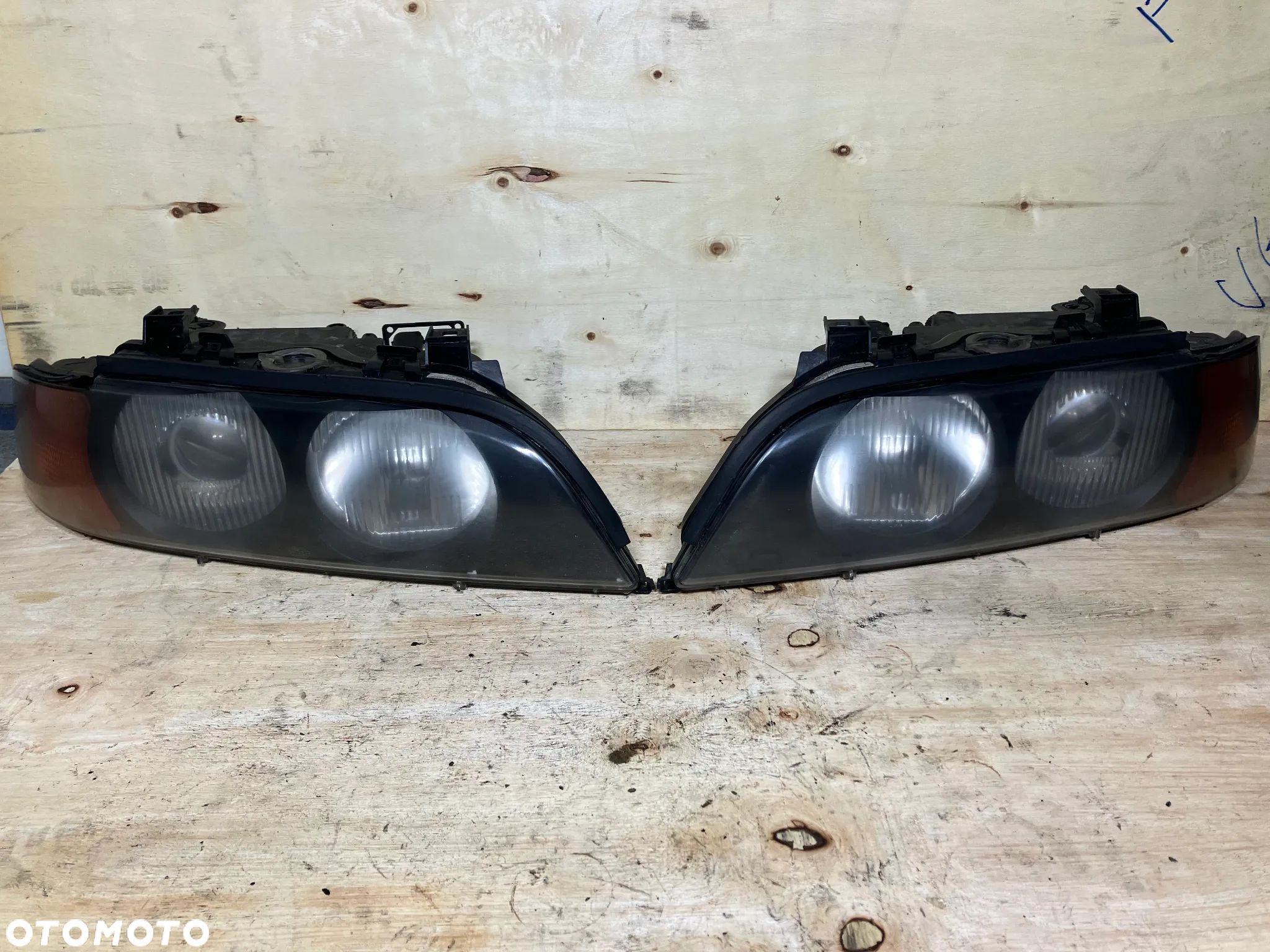 LAMPY PRZÓD BMW E39 PRZED LIFT XENON SOCZEWKA POMARAŃCZOWY KIERUNEK - 1