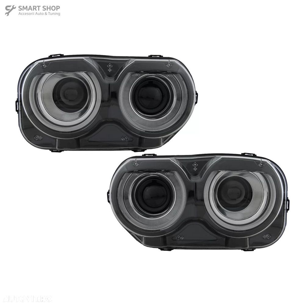 Faruri LED Dodge Challenger (2015-2024) Negru - 2