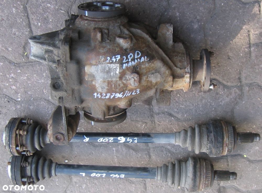 tylny most dyfer półoś BMW E46 2.47 7512142 1229495 - 9