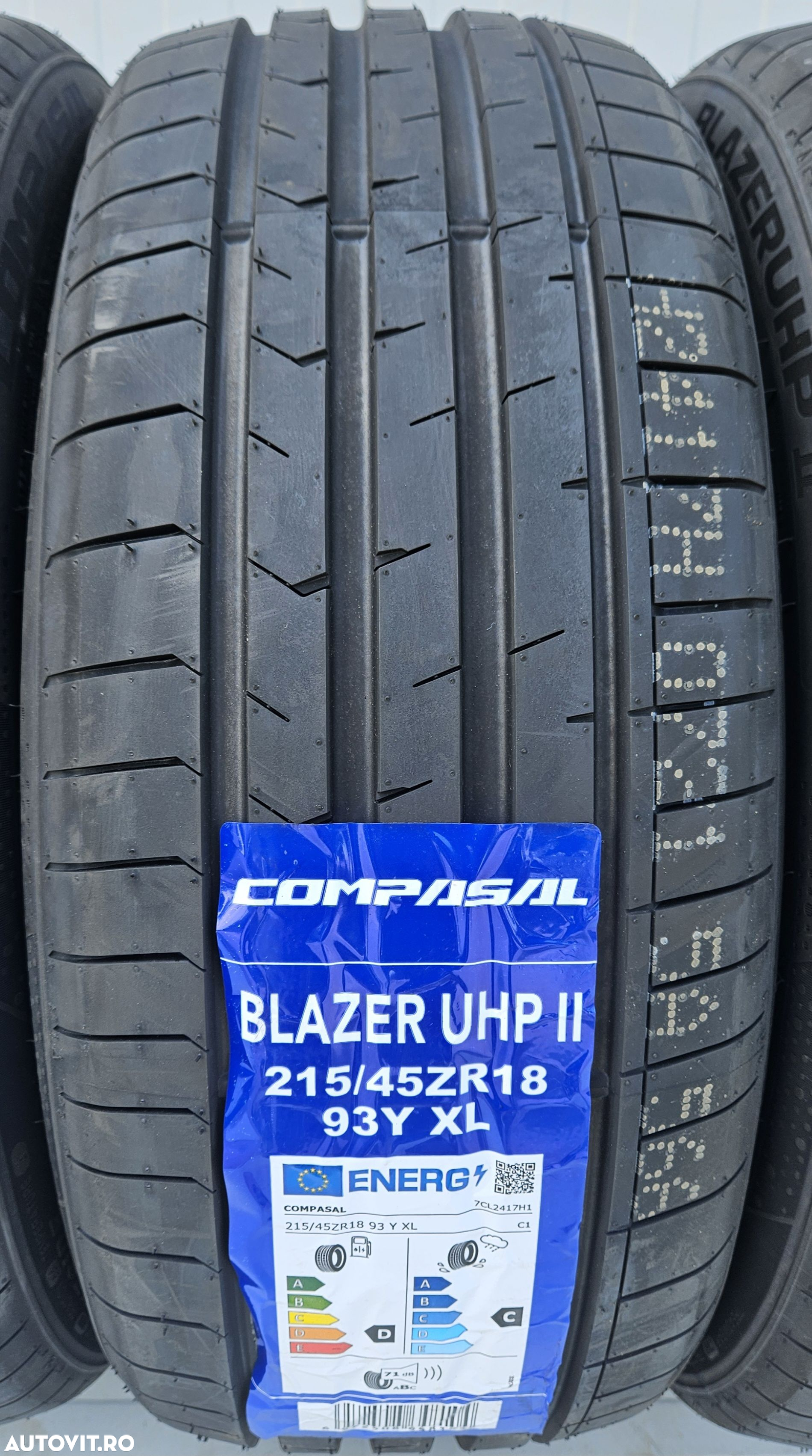 215/45 R18 93Y XL, COMPASAL, Anvelope vara, protectie janta - 3
