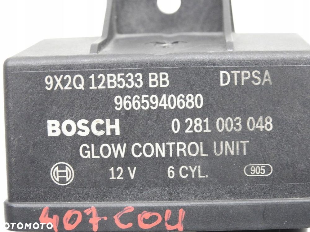 PRZEKAŹNIK ŚWIEC ŻAROWYCH PEUGEOT 407 3.0 V6 HDI - 9