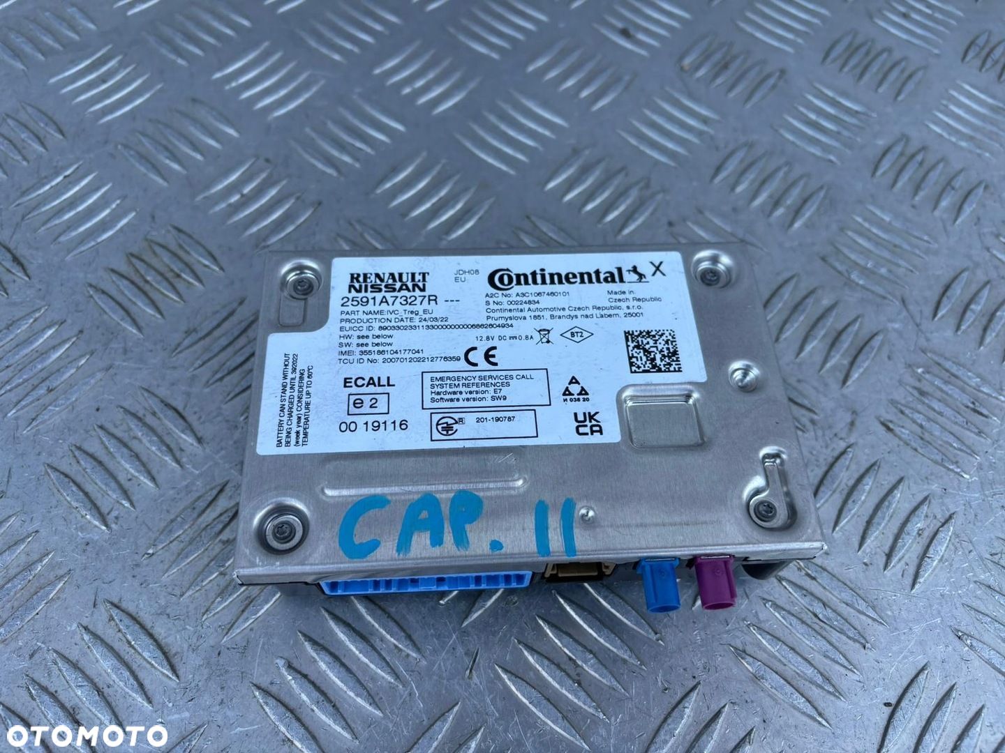 RENAULT CAPTUR II MODUŁ RADIA 2591A7327R - 1