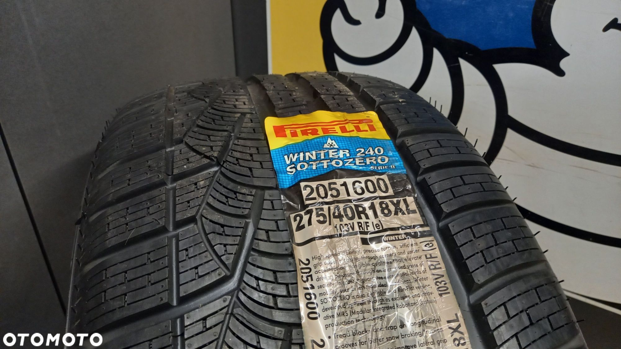 Nowa Opona Zimowa Pirelli Winter Sottozero 240 275/40R18 103V 1szt RSC - 4