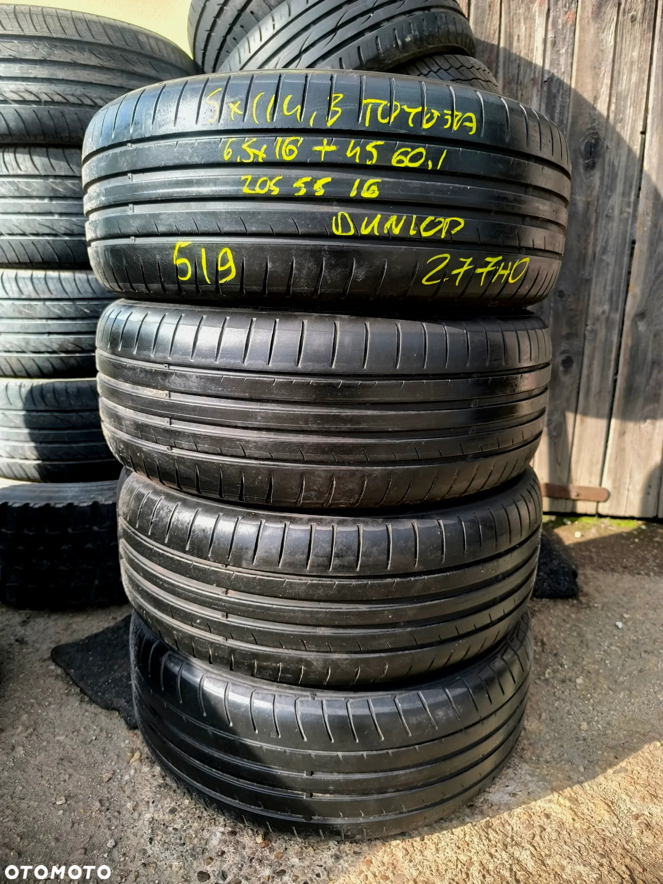 5x114,3 Felgi Aluminiowe Alufelgi 16 Koła Letnie Lato Fiat Sedici SUZUKI SX4 TOYOTA AVENSIS VERSO AURIS COROLLA Legnica ALU-RAD 205/55 5mm - 6