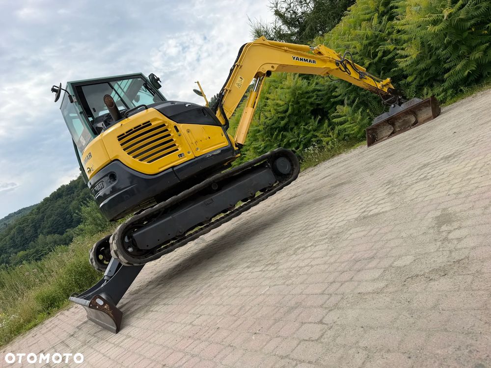 Yanmar VIO80-1A Koparka Gąsienicowa 8 ton jak Nowa z Salonu 2015 rok. KLIMATYZACJA. Łyżka skarpowa Hydrauliczna.  Szybko-złącze lenhoff hydrauliczne. Yanmar silnik 4 cylindry! Maszyna z Norwegii. Własna Pompa do tankowania ON. ani deka luzów i wycieków! OKAZJA Linia Hydr. Plus. Długie ramię PLUS. Oświetlenie LED. Wielka Okazja! Pełne sterowanie z dżojstików!! - 29