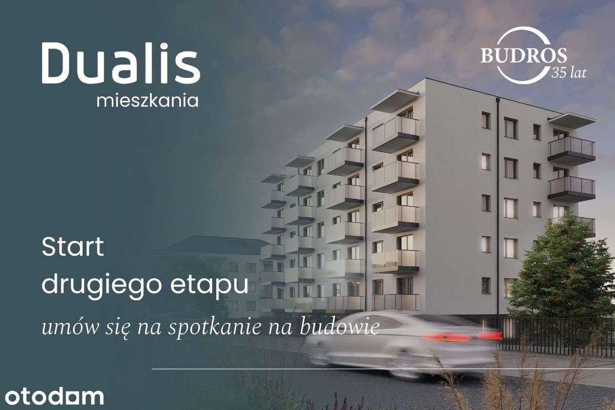 Osiedle Dualis, trzy pokoje z balkonem, negocjuj cenę, B36