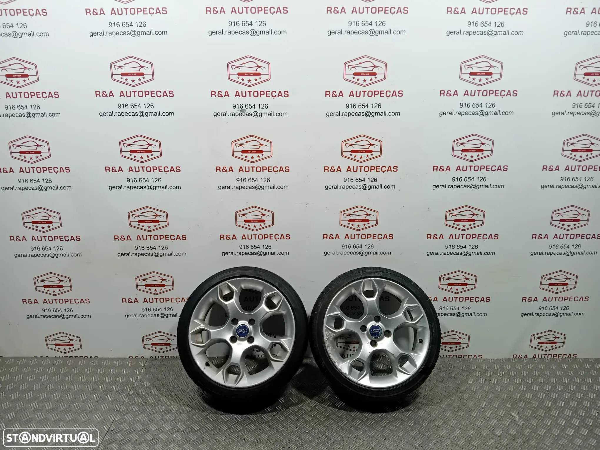 Conjunto Jantes Ford Original Fiesta Mk7 17" - 3