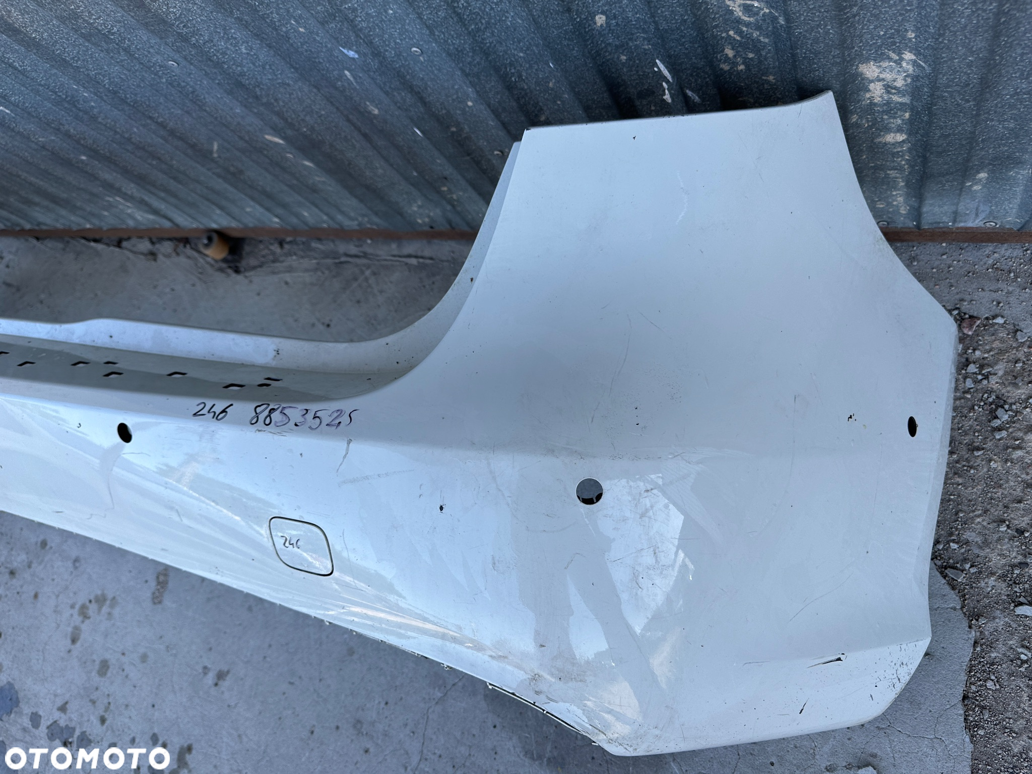 MERCEDES B 246 AMG zderzak tył tylny pdc zaślepka ucha holowniczego klapka - 5