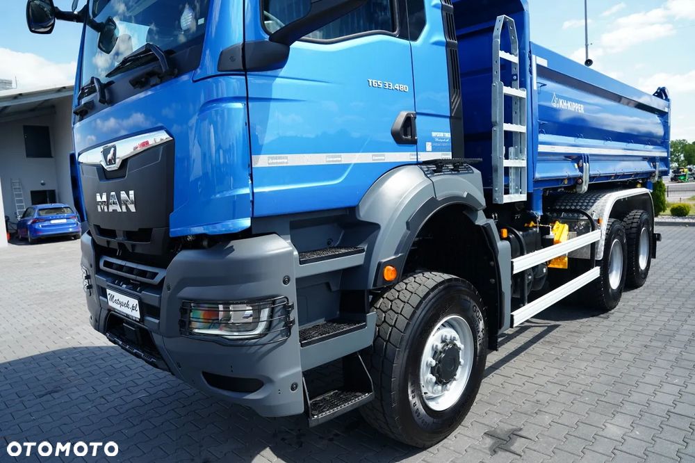 MAN TGS 33.480 / 6X6 / WYWROTKA 3 STRONNA / KH KIPPER / HYDROBURTA / AUTOMAT / EURO 6 - 19