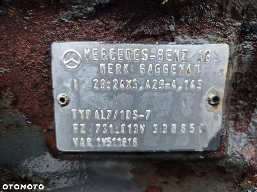 Przedni most sk 3535 mercedes  AL710S-7 29:24X3 - 3