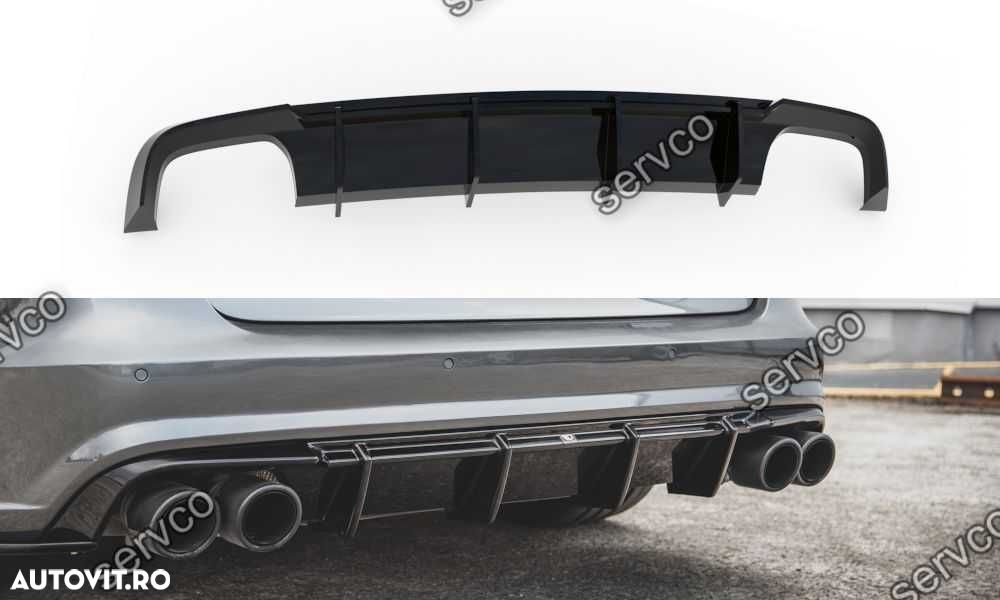 Difuzor spate Audi A6 S6 C7 S-Line 2014-2017 v10 Maxton Design - 1
