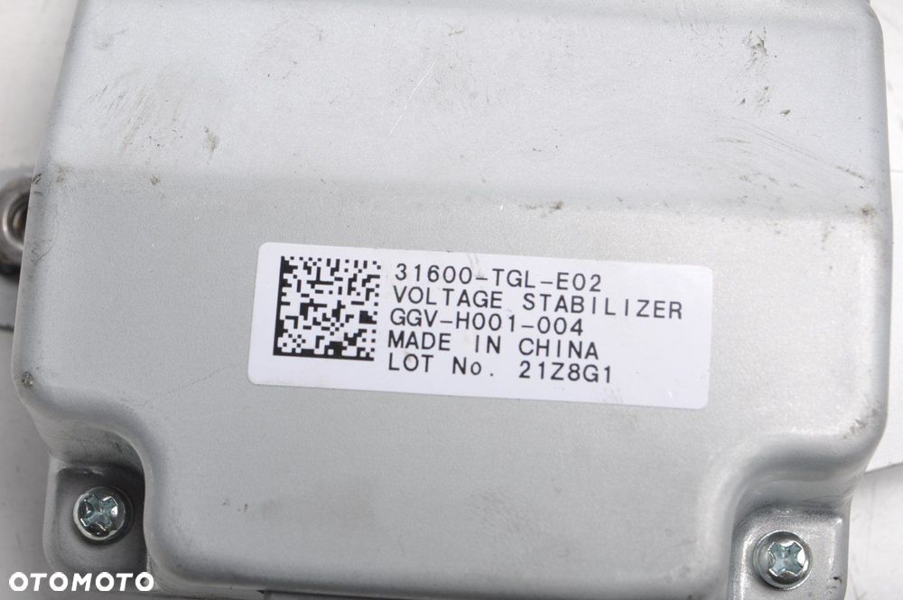 HONDA CIVIC X 1.0 MODUŁ STABILIZACJI NAPIĘCIA 31600-TGL-E02 - 2
