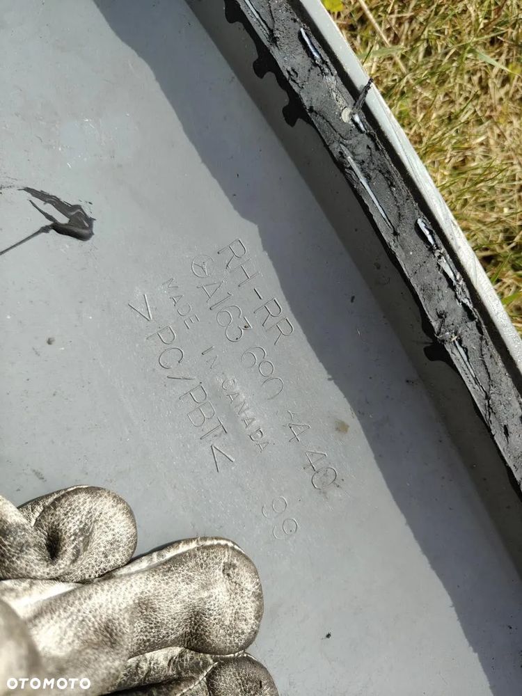 MERCEDES ML W163 AMG LISTWA Błotnika Tylnego Na Tylny Błotnik AMG 744 - 11