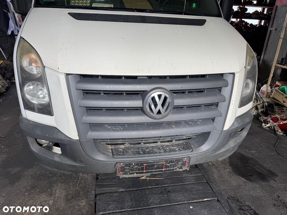 Volkswagen Crafter maska błotnik prawy lewy grill pas przedni z klima lampa prawa lewa przód kompletny zderzak przedni chłodnice - 3