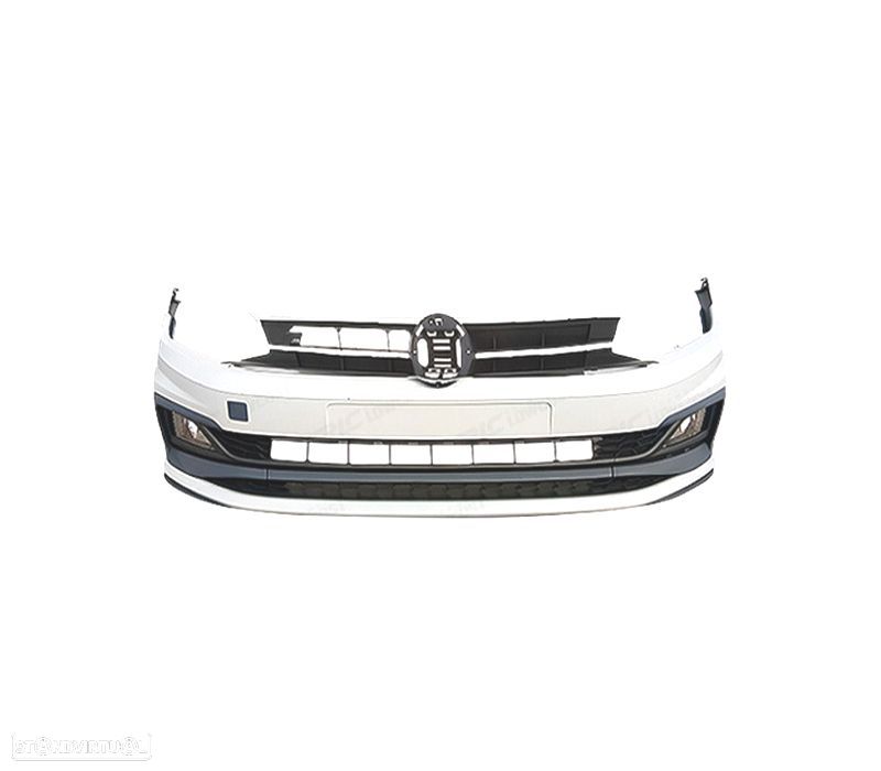 PARA-CHOQUES FRONTAL VOLKSWAGEN POLO 17-21 LOOK R LINE - 2