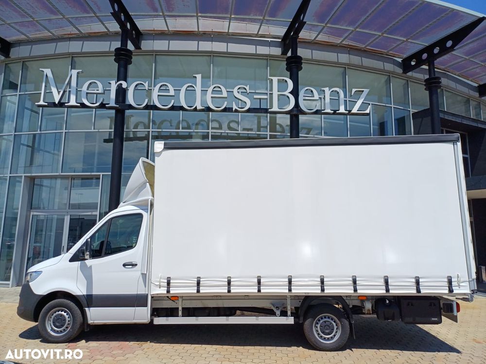 Mercedes-Benz Sprinter 317 Sasiu cu prelata culisanta si sistem de intindere si paravant - 3