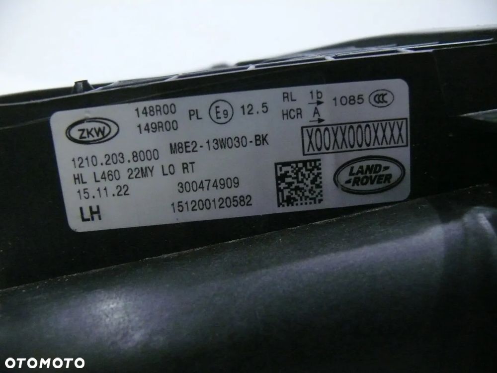 LAMPA PRZEDNIA LEWA RANGE ROVER L460 LASER LED FULL - 3