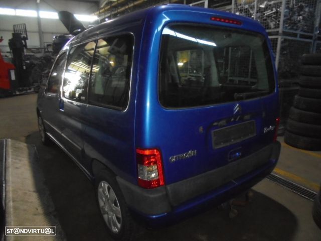 Carro MOT: 9HX 9H02  DV6ATED4 CXVEL: BE4 CITROEN BERLINGO 2007 1.6HDI 92CV 5P AZUL DIESEL - 3