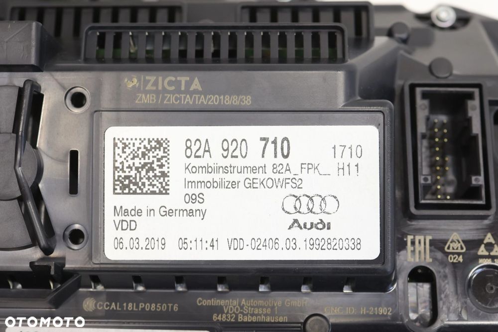 Audi A1 licznik 82A920710 - 3