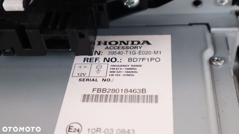 HONDA CR-V IV 12- RADIO NAWIGACJA 39540-T1G-E020-M1 - 8