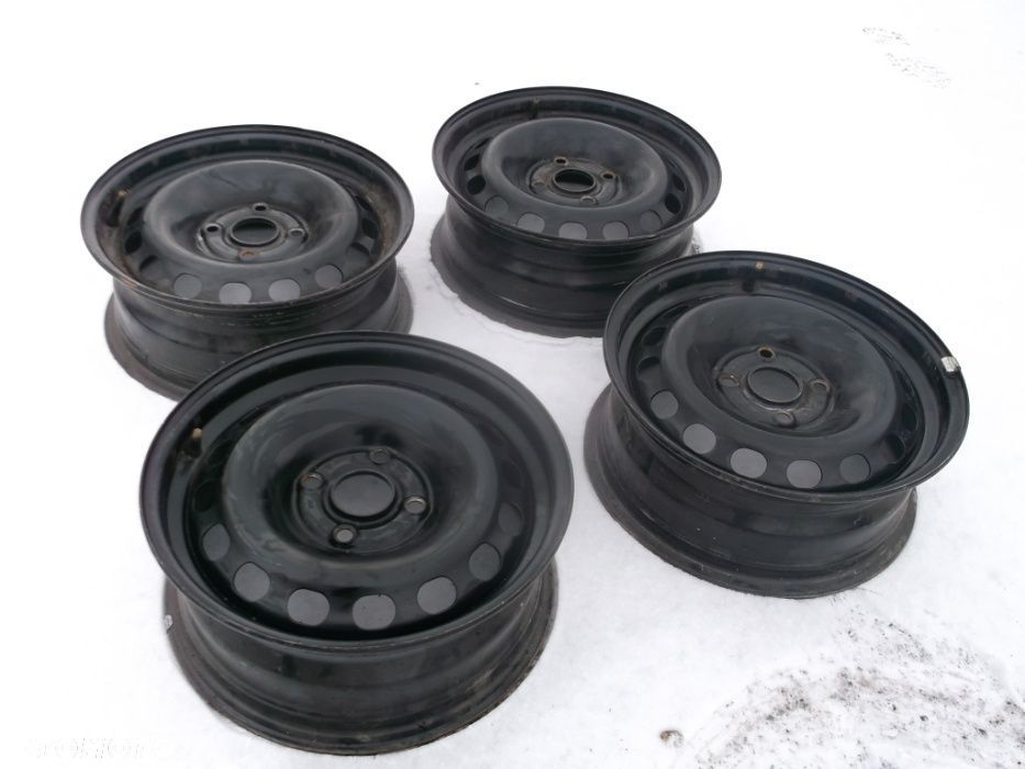 15” - Felgi Stalowe - 4x98 r15 cali - FIAT 500 , Fiorino , Citroen NEMO , Peugeot BIPPER , Ford Street KA , Bravo SC CC , Alfa Romeo , Lancia Ypsylon - ORYGINAŁ 15 cali + GWARANCJA - 6