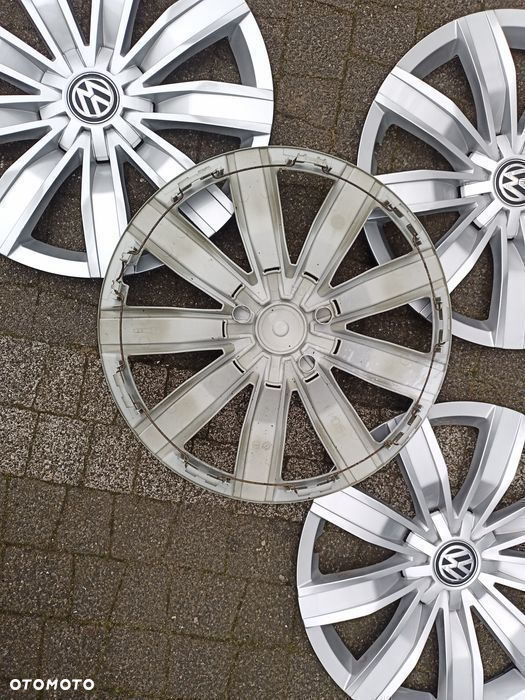 17" Kołpaki VW Tiguan Komplet Oryginaln Bardzo Ładne Golf Caddy Passat - 6
