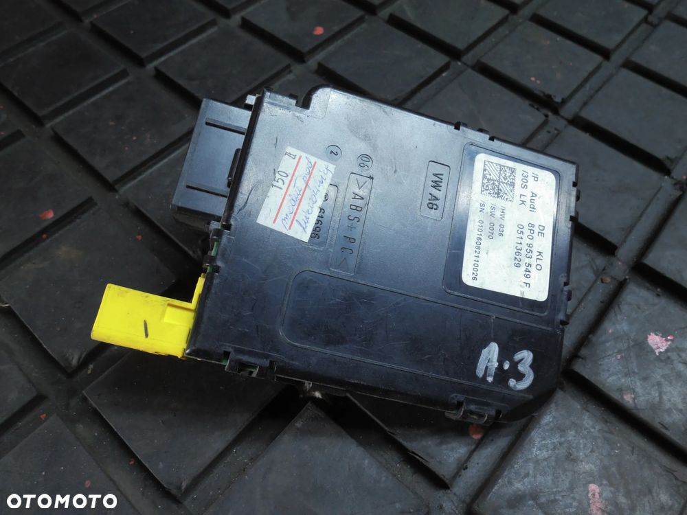 AUDI VW SEAT SKODA CZUJNIK MODUŁ KĄTA SKRĘTU 8P0953549F POSIADAM 2 SZTUKI - 1