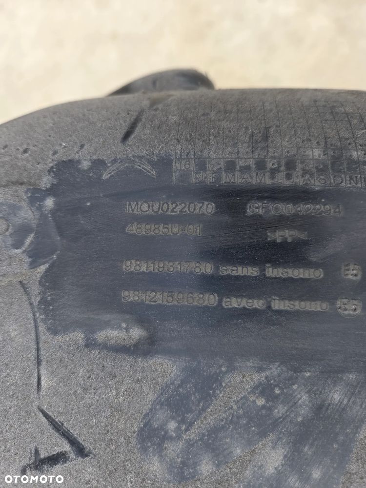 Nadkole lewe tylne tył Citroen C3 III   9811931780 - 6