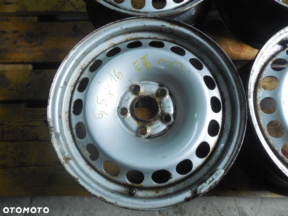 FELGI STALOWE KPL VW AUDI SEAT 6.5JX16H2 5X112 ET33 - 2