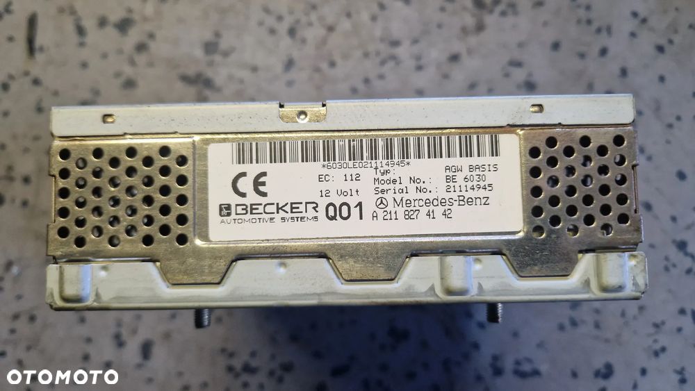 MERCEDES W211 WZMACNIACZ BECKER A2118274142 - 4