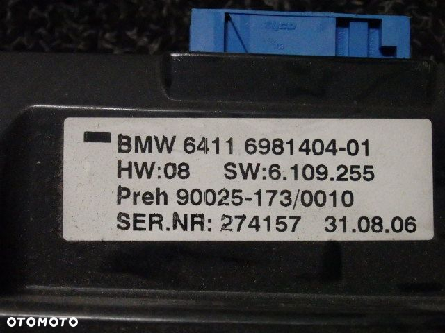 BMW E65 LIFT E66 PANEL NAWIEWU KLIMATYZACJI KLIMY 6981404  RAF-AUTO CZĘŚCI BMW - 3