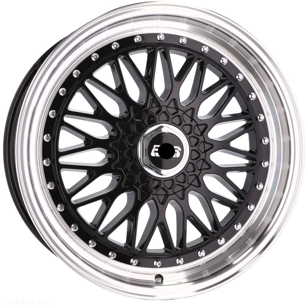 4x Felgi 18 Styl BBS RS m.in. do MERCEDES E W124 C124 W210 W211 SLK R170 R171 CLK - BY479 (XF135) - 9