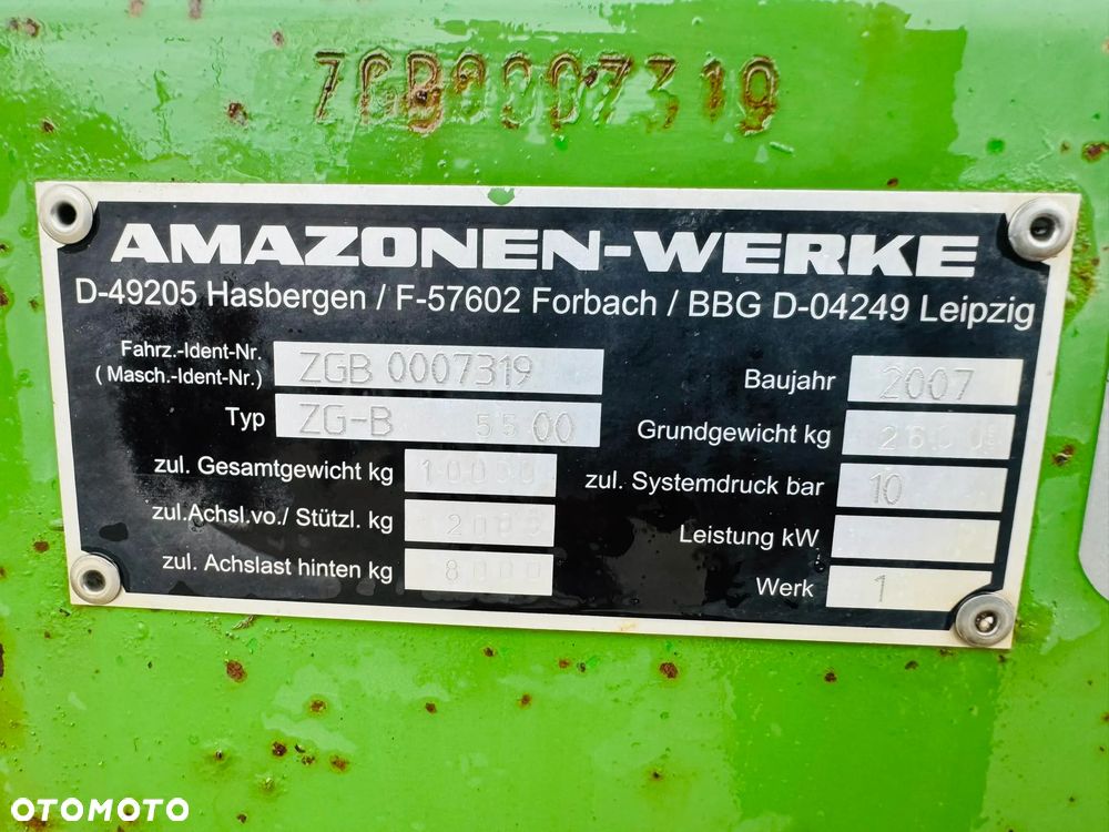 Amazone ZG-B 8001 - 8