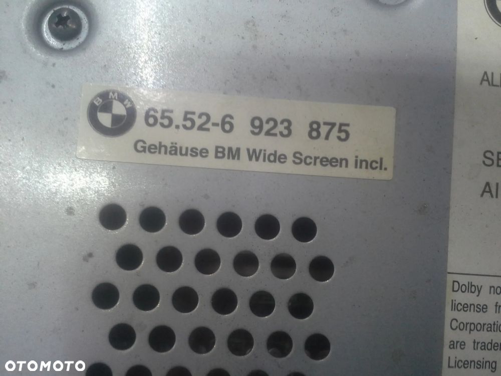 BMW E46 FL radio 65-52-6 934409 DVD czytnik navi zmieniarka komplet - 8