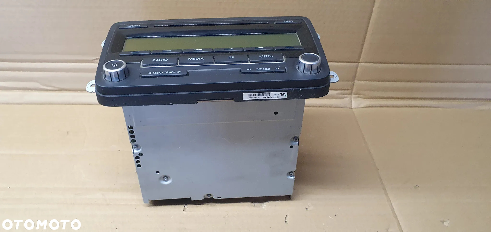 Radio radioodtwarzacz fabryczne VW Passat Touran Golf 1K0035186AA - 5