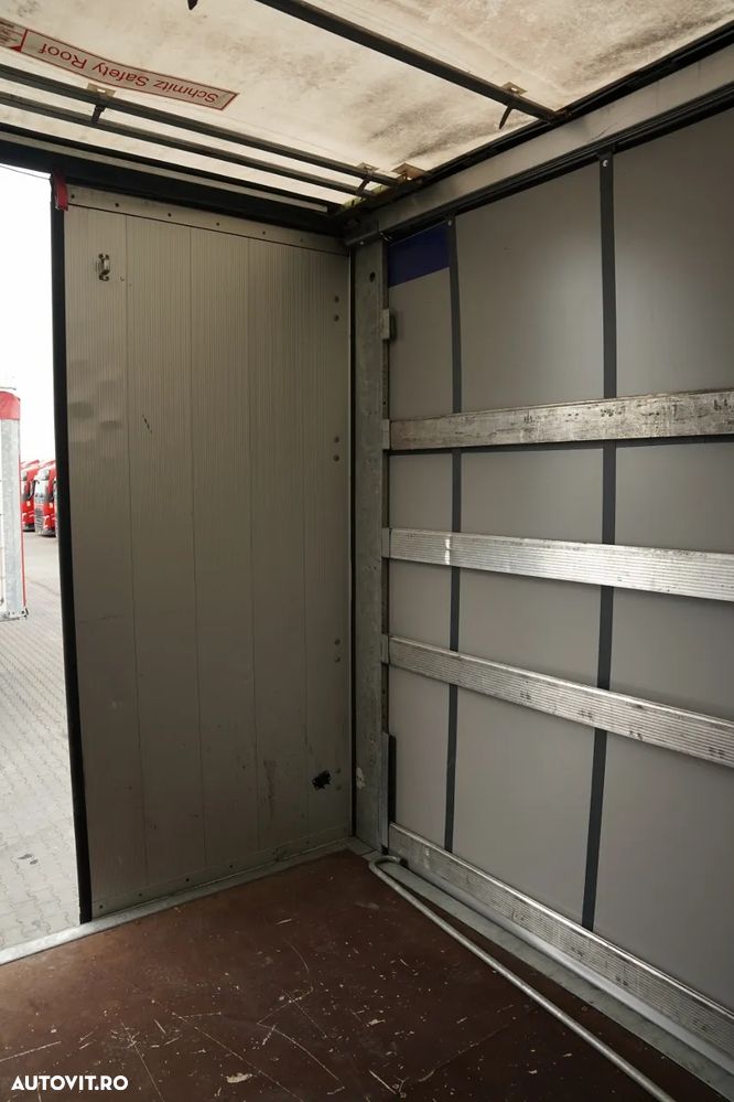 Schmitz Cargobull / SEMIREMORCĂ CU PRELATĂ (CURTAINSIDER) / STANDARD / CUTIE PENTRU PALETI / AXĂ RIDICABILĂ / - 20